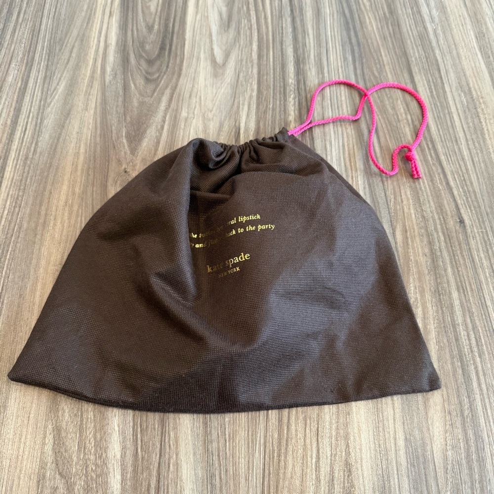 Kate Spade Medium Dark Brown Dust Bag - Picture 2 of 8
